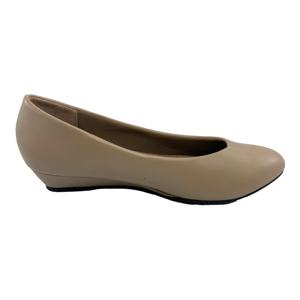 Angel Steps Dress Wedge Tan Size 7.5M Shoes - Picture 6 of 8
